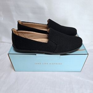 LifeStride Next Level Slip-On Shoes Women’s 9M Black Active Arch Comfort